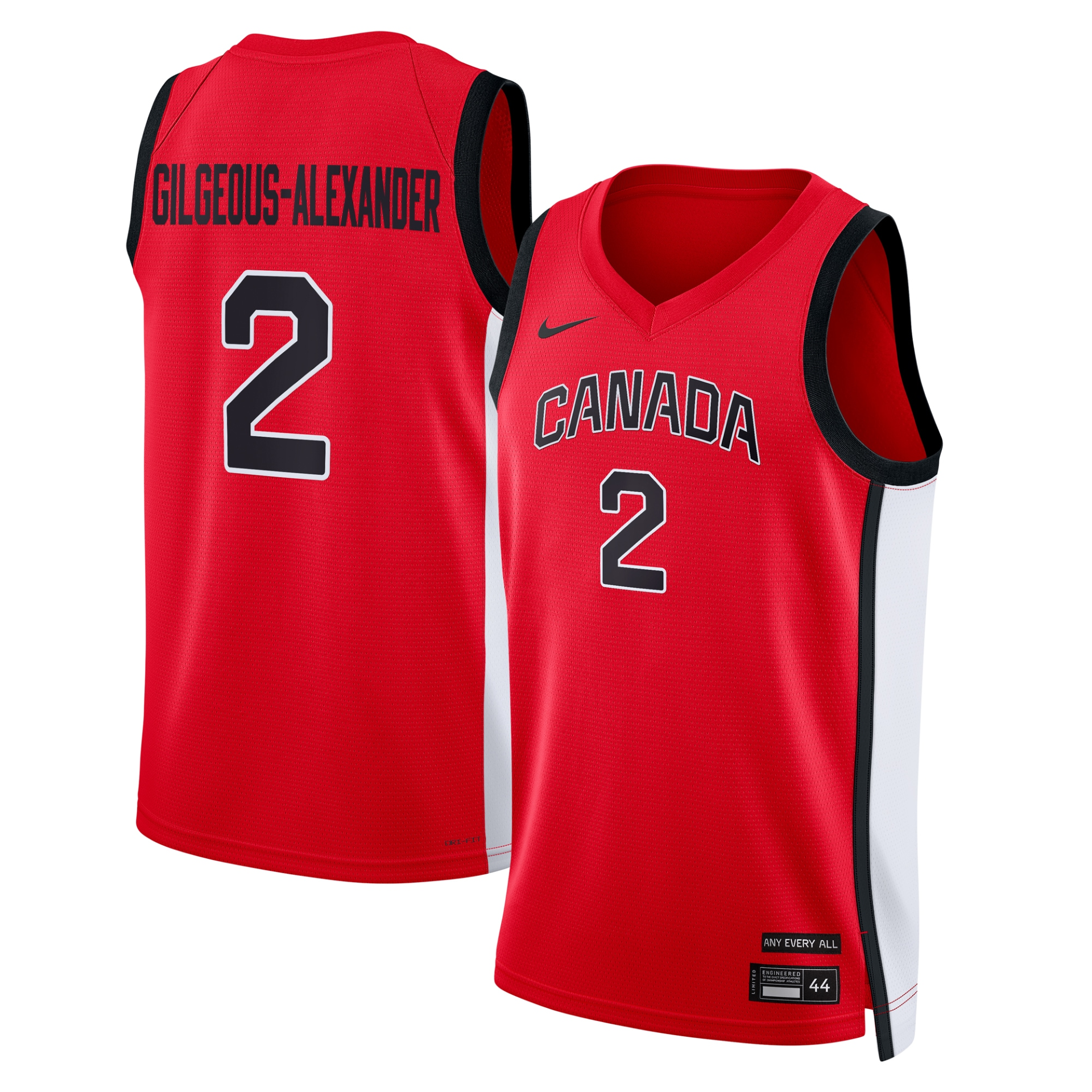Men 2026 NBA #2 Gilgeous Alexander red jersey 070901->youth soccer jersey->Youth Jersey
